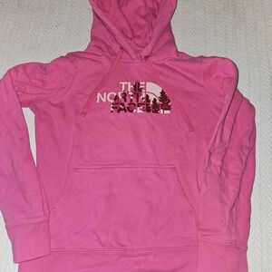 The North Face Vibrant Pink Pullover
